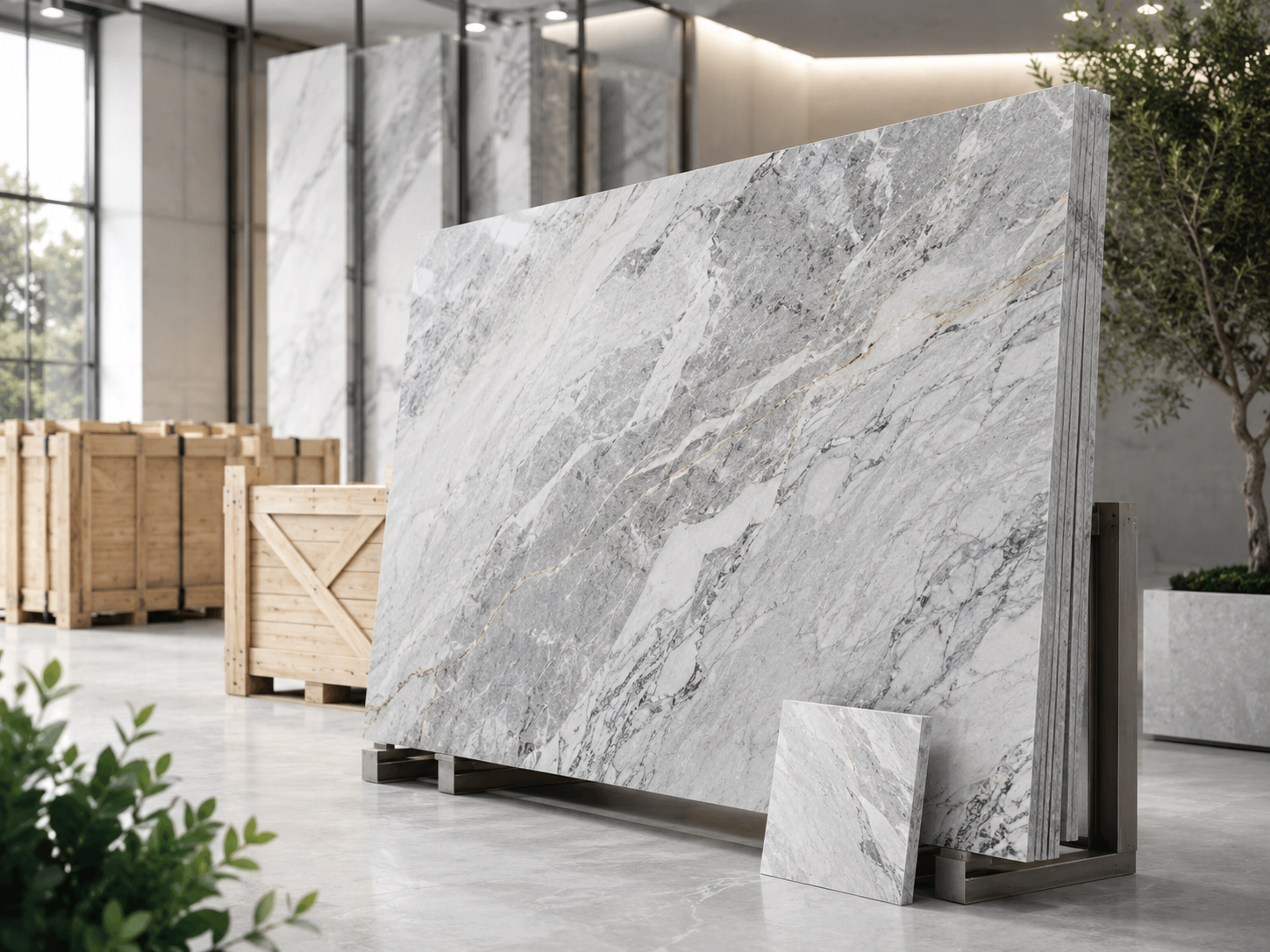 Slab view related to Afyon White Marble: Complete Buying Guide